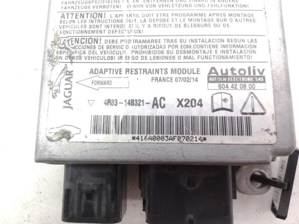 4R8314B321AC, CENTRALITA AIRBAG JAGUAR S-TYPE (X200) |Desguaces La Cabaña