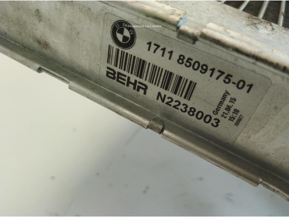 8509175 RADIADOR AGUA BMW 5 (F10)|Desguaces La Cabaña
