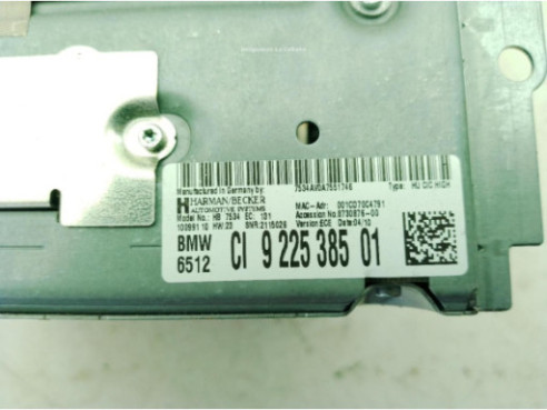 922538501 MODULO RADIO BMW 5 (F10)|Desguaces La Cabaña