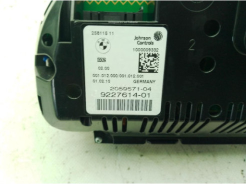9227614014 CUADRO INSTRUMENTOS BMW 5 (F10)|Desguaces La Cabaña