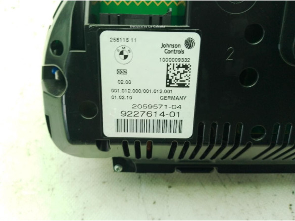 9227614014 CUADRO INSTRUMENTOS BMW 5 (F10)|Desguaces La Cabaña