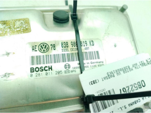 038906019KD CENTRALITA MOTOR VW PASSAT (3B3)|Desguaces La Cabaña