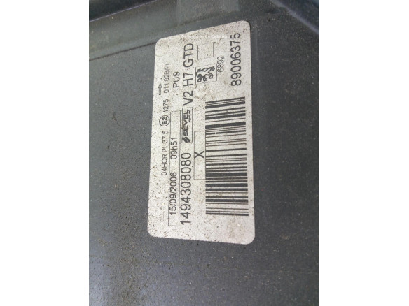 1494308080 FARO IZQUIERDO PEUGEOT 807 (E) |Desguaces La Cabaña