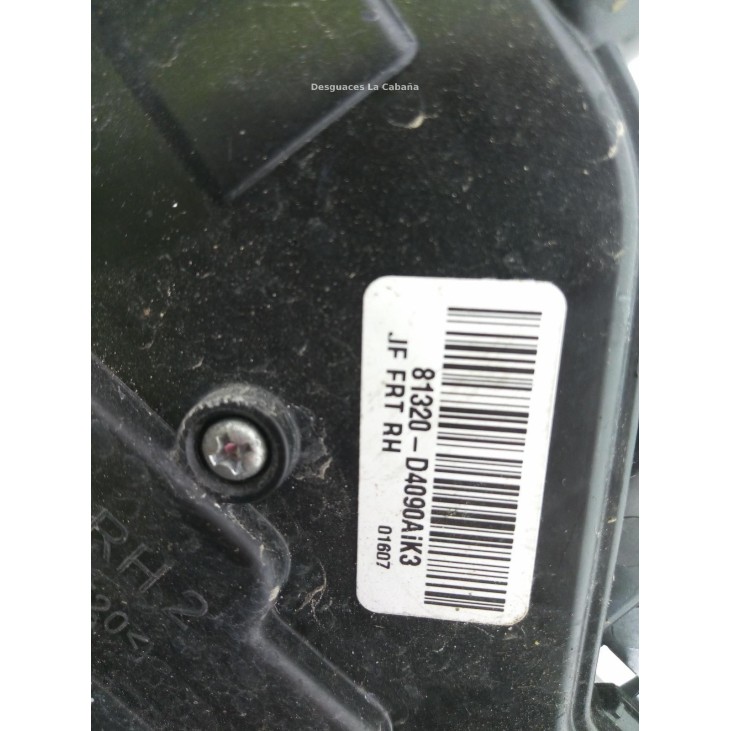 81320D4090A CERRADURA PUERTA LAT DEL DER KIA OPTIMA |Desguaces La Cabaña