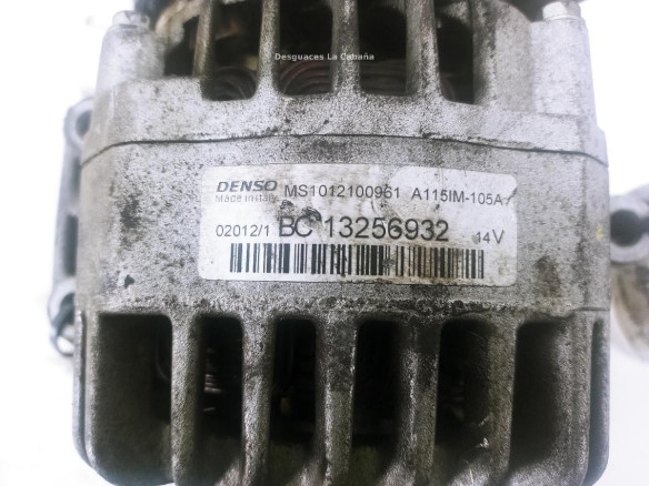 101210096199300132569320 ALTERNADOR OPEL CORSA D (S07) |Desguaces La Cabaña