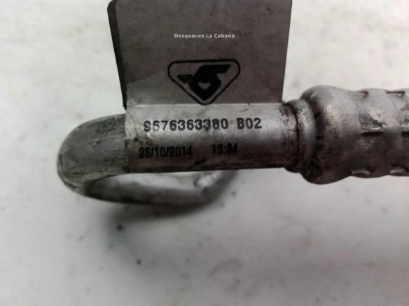 9676363380 TUBO AA DE COMPRESOR A RADIADOR AA PEUGEOT 308 SW II|Desguaces La Cabaña