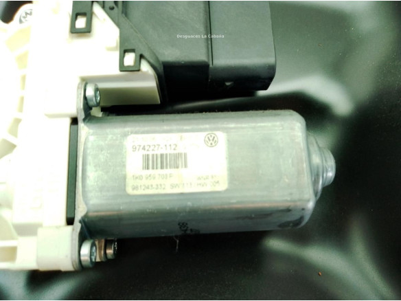 974227112 ELEVALUNAS PUERTA LAT TRA IZQ VW PASSAT (3C2)|Desguaces La Cabaña