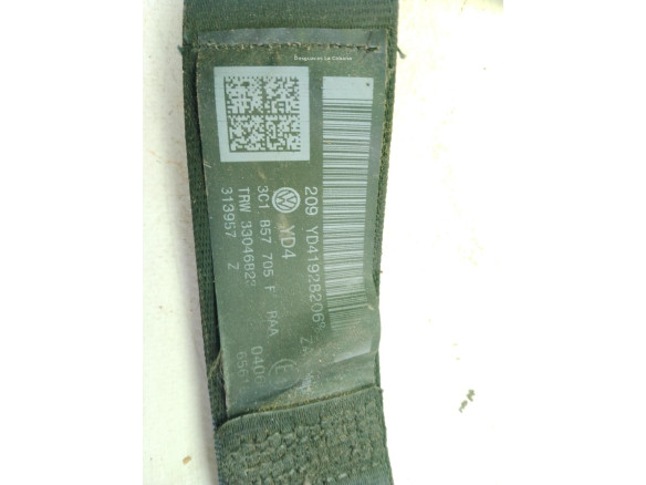 3C1857705F CINTURON DEL IZQ VW PASSAT (3C2)|Desguaces La Cabaña