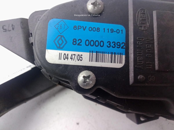 8200003392 POTENCIOMETRO ACELERADOR RENAULT LAGUNA II Grandtour (KG0/1_)|Desguaces La Cabaña