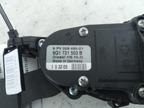 6Q1721503B POTENCIOMETRO ACELERADOR VW POLO (9N_)|Desguaces La Cabaña