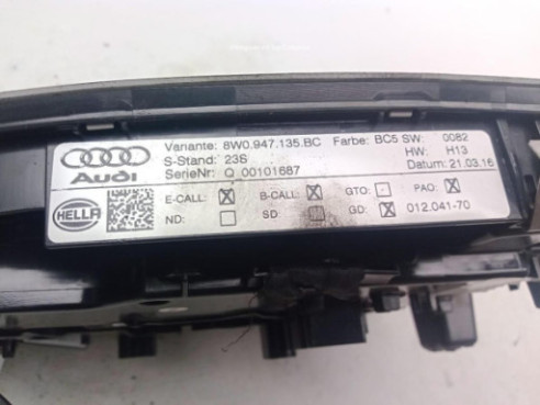 8W0947135BC PLAFON DEL AUDI A4 Avant (8W5, B9)|Desguaces La Cabaña