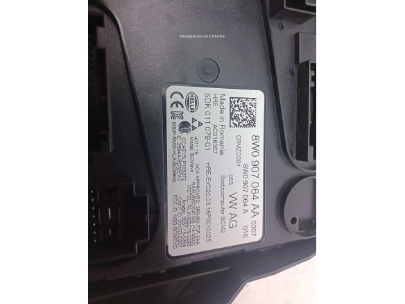 8W0907064AA MODULO ELECTRONICO 6 AUDI A4 Avant (8W5, B9)|Desguaces La Cabaña