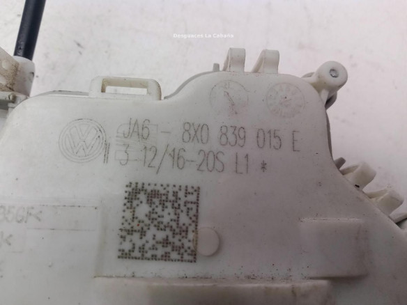 8X0839015E CERRADURA PUERTA LAT TRA IZQ AUDI A4 Avant (8W5, B9)|Desguaces La Cabaña