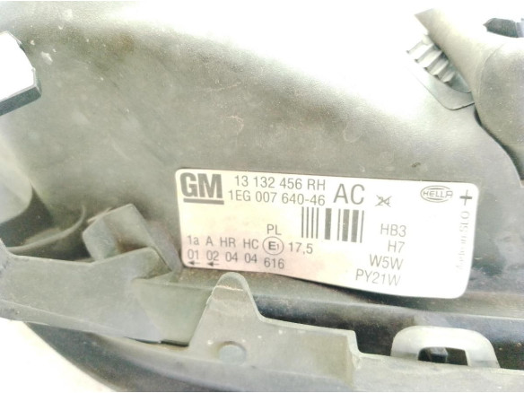 1EG00764046 FARO DERECHO OPEL ASTRA G Fastback (T98)|Desguaces La Cabaña