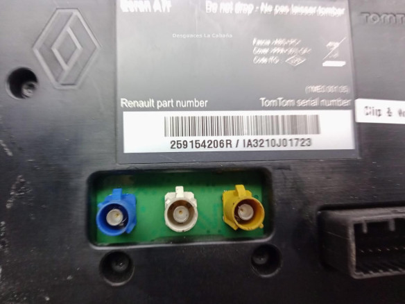 259154618R NAVEGADOR RENAULT LAGUNA III (BT0/1)|Desguaces La Cabaña