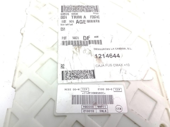 F1DT14A073, CAJA FUSIBLES INTERIOR (BSI) FORD C-MAX II (DXA/CB7, DXA/CEU)|Desguaces La Cabaña