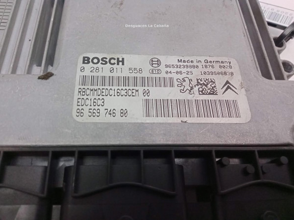 9653239880 CENTRALITA MOTOR PEUGEOT 407 (6D_)|Desguaces La Cabaña