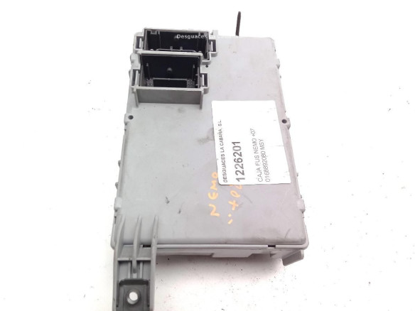 1368892080 CAJA FUSIBLES INTERIOR (BSI) CITROEN NEMO Furgón (AA_)|Desguaces La Cabaña