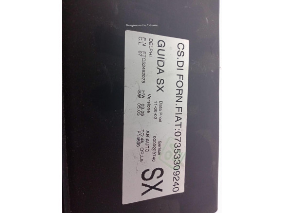 07353309240SX, MANDO CLIMA ALFA ROMEO 147 (937_)|Desguaces La Cabaña