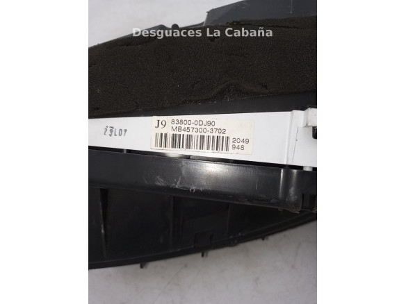 838000DJ90 CUADRO INSTRUMENTOS TOYOTA YARIS (_P9_) |Desguaces La Cabaña