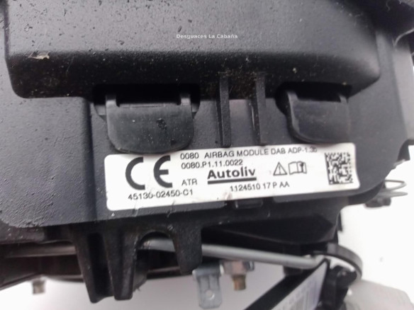 4513002450C1 AIRBAG IZQ TOYOTA AURIS (_E18_) |Desguaces La Cabaña