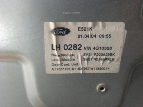3M51R203A29BK ELEVALUNAS PUERTA LAT DEL IZQ FORD FOCUS C-MAX|Desguaces La Cabaña