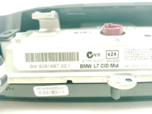 928168702 PANTALLA MULTIMEDIA BMW 3 Touring (F31)|Desguaces La Cabaña