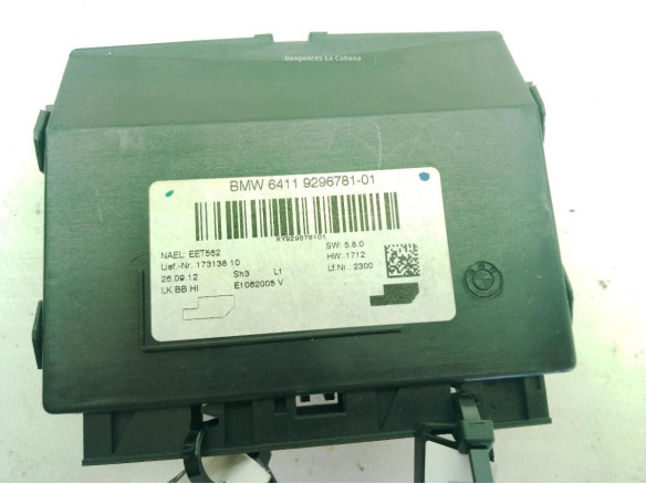 929678101 MODULO ELECTRONICO 5 BMW 3 Touring (F31)|Desguaces La Cabaña