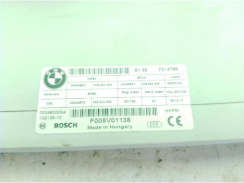 F005V01138 MODULO ELECTRONICO 2 BMW 3 Touring (F31)|Desguaces La Cabaña
