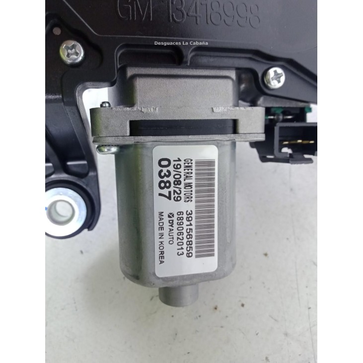 39156859 MOTOR LIMPIAPARABRISAS TRA OPEL ASTRA K (B16) |Desguaces La Cabaña