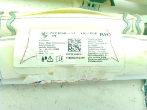 7221046 AIRBAG CORTINA DER BMW 3 Touring (F31)|Desguaces La Cabaña