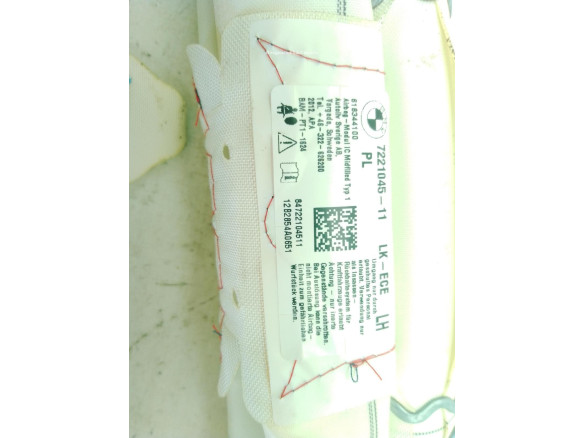 722104511 AIRBAG CORTINA IZQ BMW 3 Touring (F31)|Desguaces La Cabaña