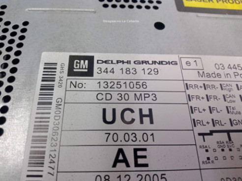 344183129 MODULO RADIO OPEL ANTARA (L07)|Desguaces La Cabaña