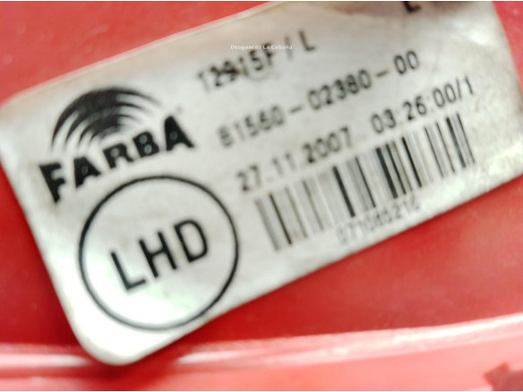 815600238000 PILOTO TRA IZQ TOYOTA AURIS (_E15_)|Desguaces La Cabaña