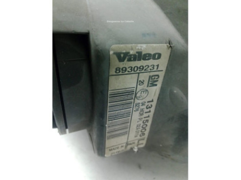 13115006 FARO IZQUIERDO OPEL CORSA C (X01)|Desguaces La Cabaña