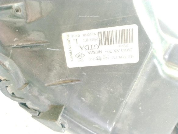 89007101 FARO IZQUIERDO NISSAN MICRA III (K12)|Desguaces La Cabaña