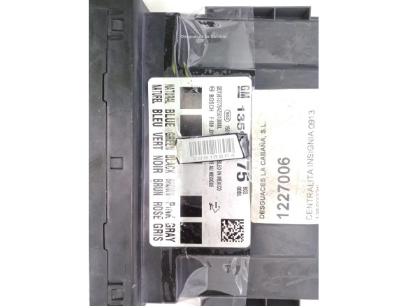13593775 CENTRALITA MOTOR OPEL INSIGNIA A (G09) |Desguaces La Cabaña