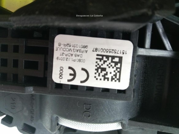 1517525500187 AIRBAG IZQ MERCEDES BENZ CITAN Furgón (415) |Desguaces La Cabaña