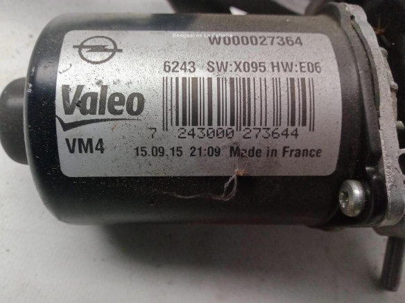 7243000273644 MOTOR LIMPIAPARABRISAS DEL OPEL ZAFIRA TOURER C (P12)|Desguaces La Cabaña