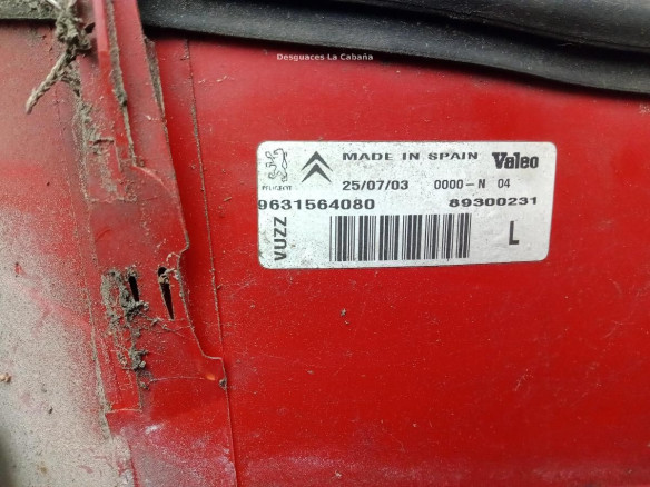 9631564080 PILOTO TRA IZQ EXT CITROEN XSARA PICASSO (N68)|Desguaces La Cabaña