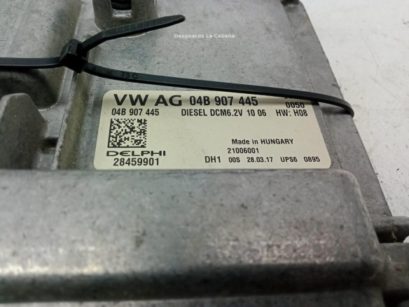 04B907445 CENTRALITA MOTOR SEAT LEON (1P1)|Desguaces La Cabaña