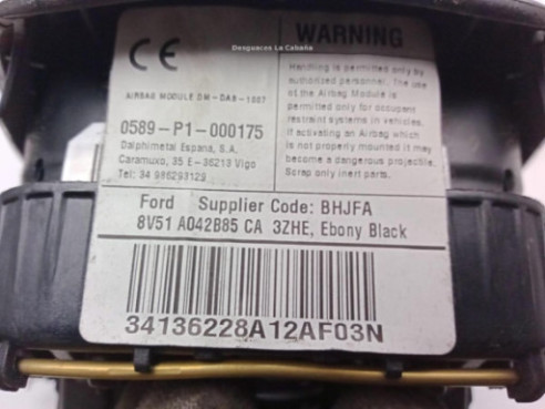 8V51A042B85CA AIRBAG IZQ FORD FIESTA V (JH_, JD_)|Desguaces La Cabaña