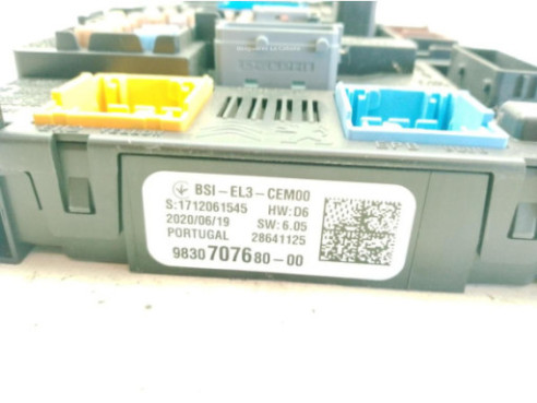 983070768000 CAJA FUSIBLES INTERIOR (BSI) PEUGEOT 2008 II|Desguaces La Cabaña