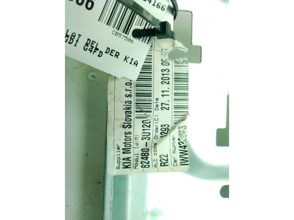 824803U120 ELEVALUNAS PUERTA LAT DEL DER KIA SPORTAGE (SL)|Desguaces La Cabaña