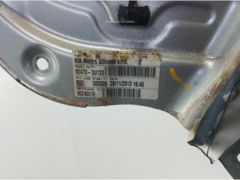 824703U120 ELEVALUNAS PUERTA LAT DEL IZQ KIA SPORTAGE (SL)|Desguaces La Cabaña