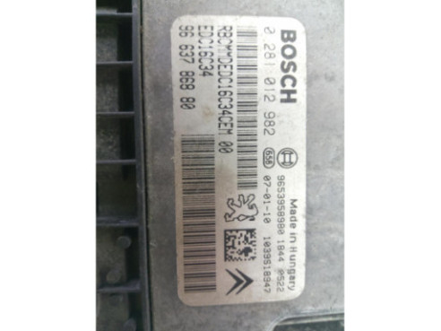 9653958980 CENTRALITA MOTOR CITROEN JUMPY Furgón |Desguaces La Cabaña