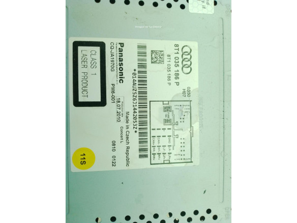8T1035186P MODULO RADIO AUDI A4 Allroad (8KH, B8)|Desguaces La Cabaña