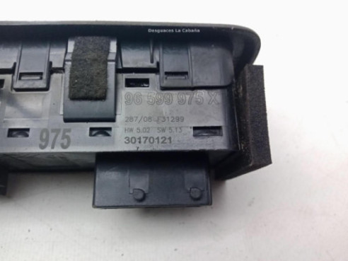 96599975X MANDO ELEVALUNAS PUERTA LAT DEL IZQ CITROEN C5 III Break (TD_)|Desguaces La Cabaña