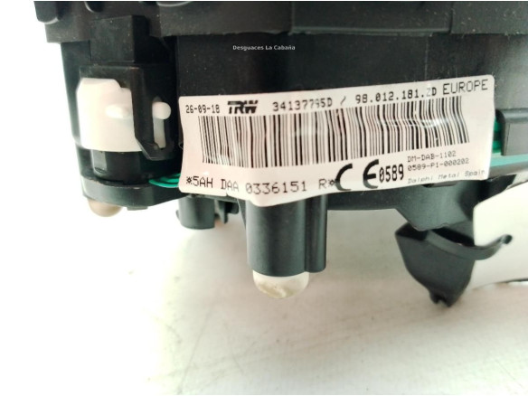 34137795D AIRBAG IZQ CITROEN C4 CACTUS|Desguaces La Cabaña