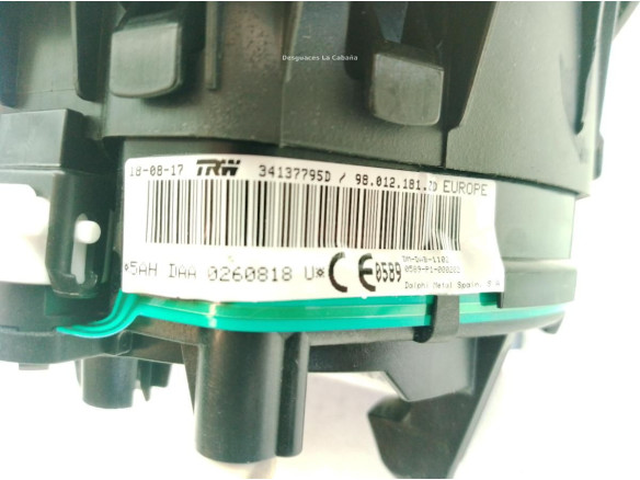 34137795D AIRBAG IZQ CITROEN C4 CACTUS|Desguaces La Cabaña